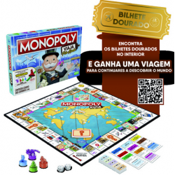 Jogo Monopoly Viaja pelo Mundo