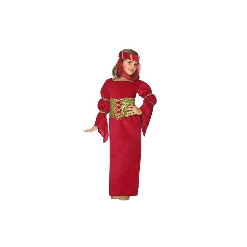 Fato Medieval Vermelho, Criança