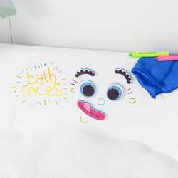 Jogo do banho Bath Faces - Tiger Tribe