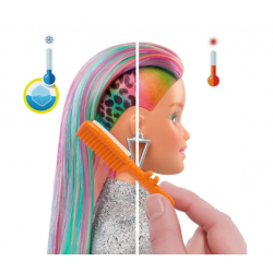 Barbie Leopardo Cabelo Arco-Íris