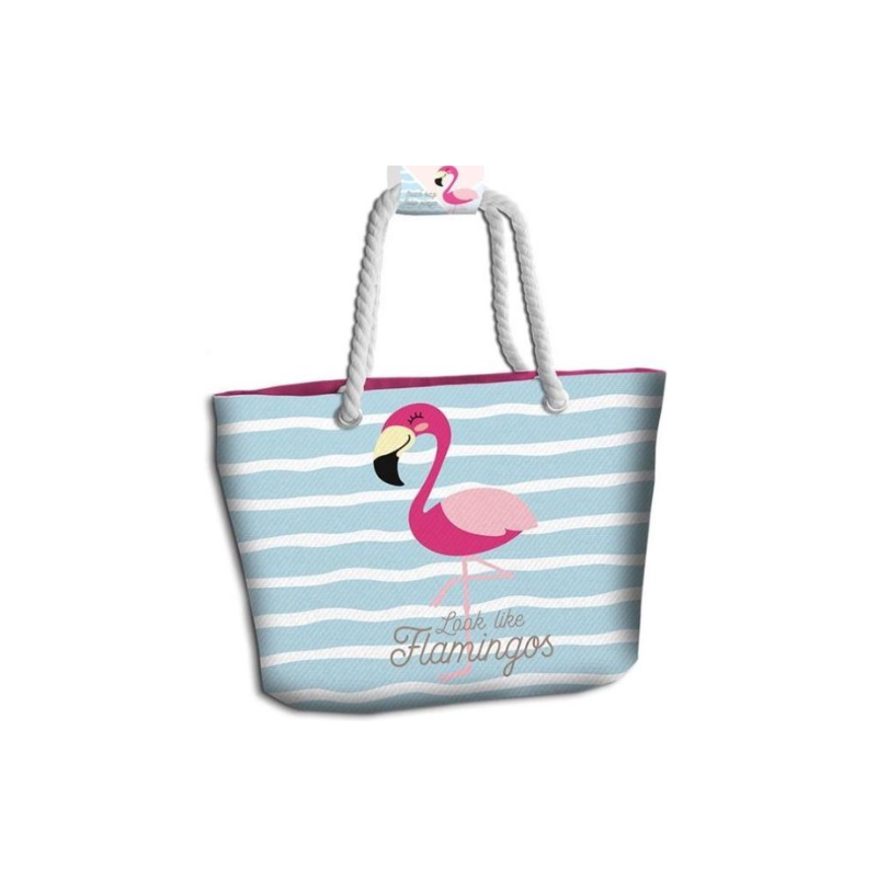 Saco de praia Flamingo