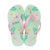 Chinelos de Praia Ipanema Green/Pink