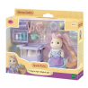 Boneco EPOCH Sylvanian Families set estilista Pony Serafina