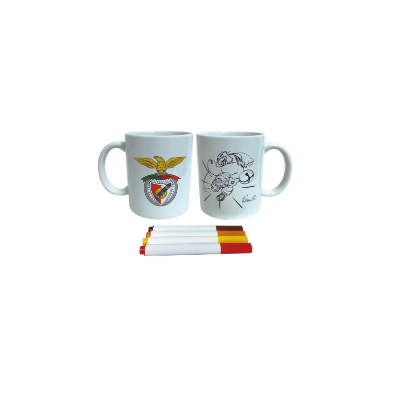Caneca P/colorir SL Benfica