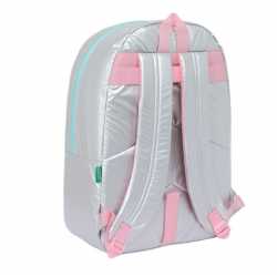 Mochila Escolar Benetton Silver