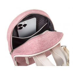 Mochila de Passeio Rosa "Kelly" Lois Jeans