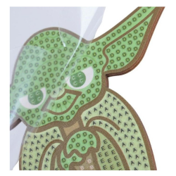 Pinta c/ Diamantes Yoda Crystal Art Buddy