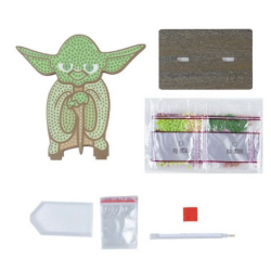 Pinta c/ Diamantes Yoda Crystal Art Buddy