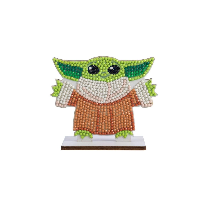 Pinta c/ Diamantes Baby Yoda Crystal Art Buddy