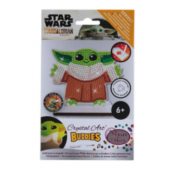 Pinta c/ Diamantes Baby Yoda Crystal Art Buddy