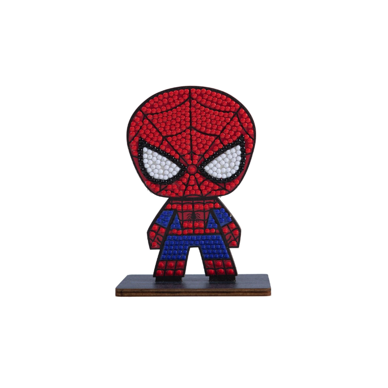 Pinta c/ Diamantes Spiderman Crystal Art Buddy