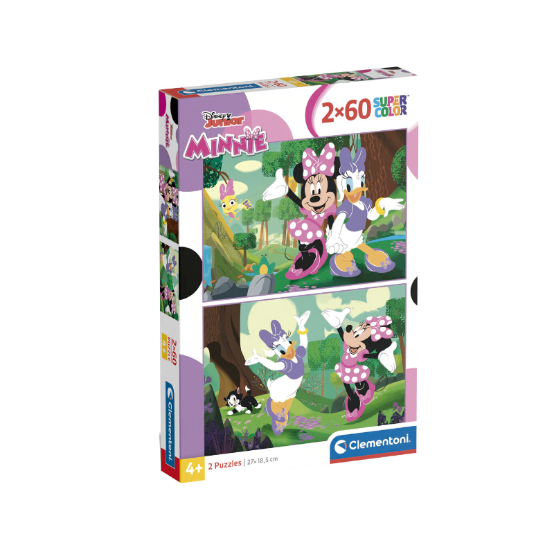 Puzzle minnie 2x60 pcs