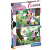 Puzzle minnie 2x60 pcs