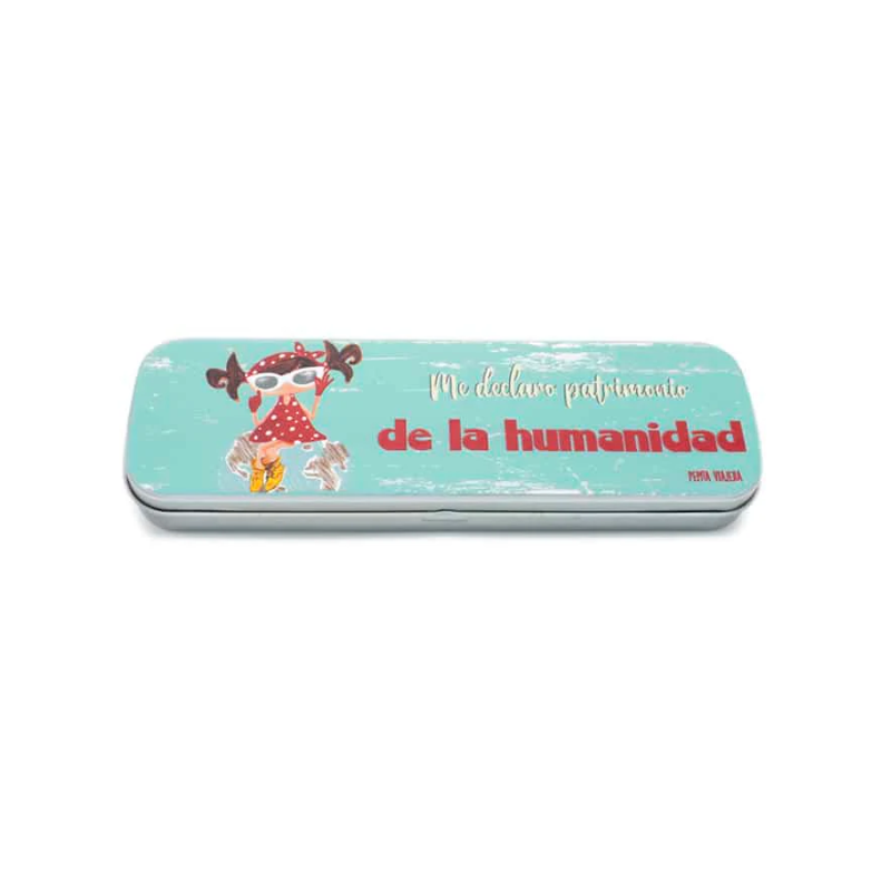 Estojo Metálico Pepita Me Declaro Património de La Humanidad