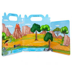Livro de Adesivos Dinossauros Pepita