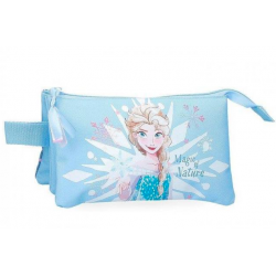 Estojo Triplo Frozen Magic Ice