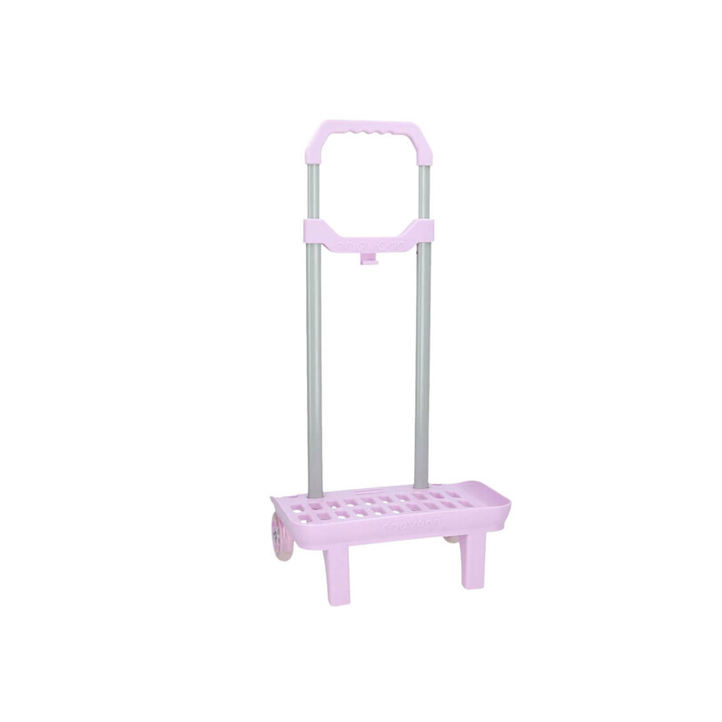 Carro Trolley Escolar Porta Mochila Lilás