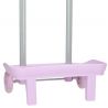 Carro Trolley Escolar Porta Mochila Lilás