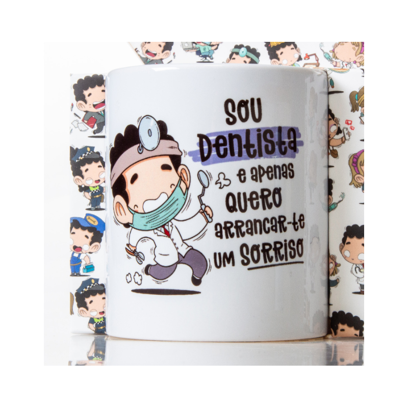Caneca Profissões O Dentista