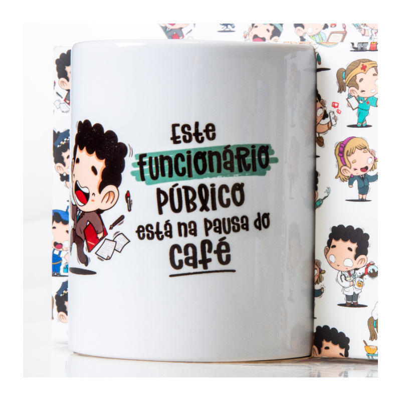 Caneca Profissões Funcionário Público