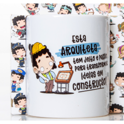 Caneca Profissões Arquiteta