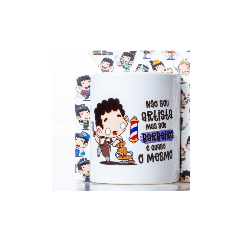 Caneca Profissões Barbeiro