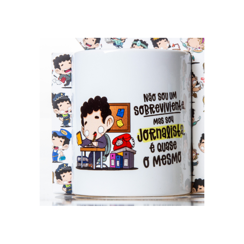 Caneca Profissões O Jornalista