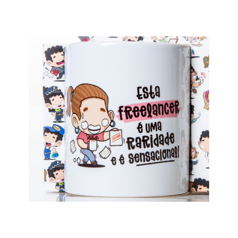 Caneca Profissões Freelancer