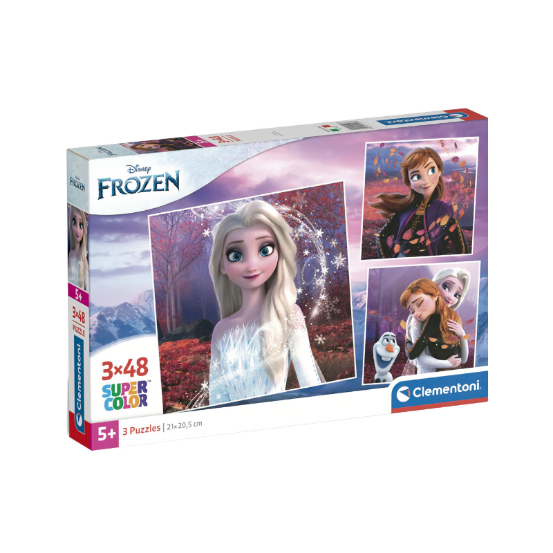 Puzzle Frozen 3x48 Pcs