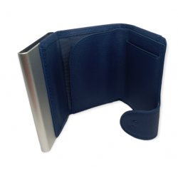 Carteira Cartões C-Secure RFID Azul