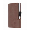 Carteira Cartões C-Secure RFID Vintage Castanho