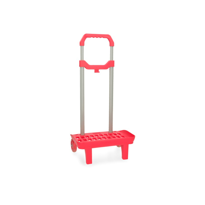 Carro Trolley Escolar Porta Mochila Vermelho