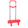 Carro Trolley Escolar Porta Mochila Vermelho