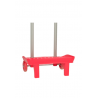 Carro Trolley Escolar Porta Mochila Vermelho