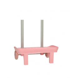 Carro Trolley Escolar Porta Mochila Rosa Claro