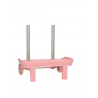 Carro Trolley Escolar Porta Mochila Rosa Claro