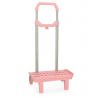 Carro Trolley Escolar Porta Mochila Rosa Claro