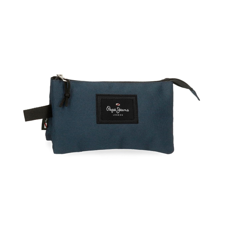 Estojo Triplo Pepe Jeans Aris Evergreen Marinho