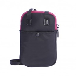 Bolsa Telemóvel Preta Don Algodon