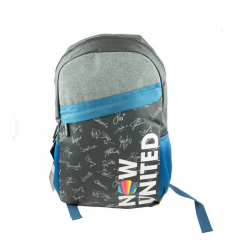 Mochila Now United - KINDNESS Preto e azul