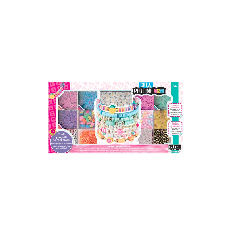 Kit Pulseira Crea Perline Nice 500 PCS