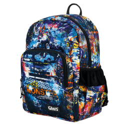 Mochila Escolar Prince TRUCK MONSTER