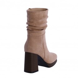 Botas Senhora Bege Amichi