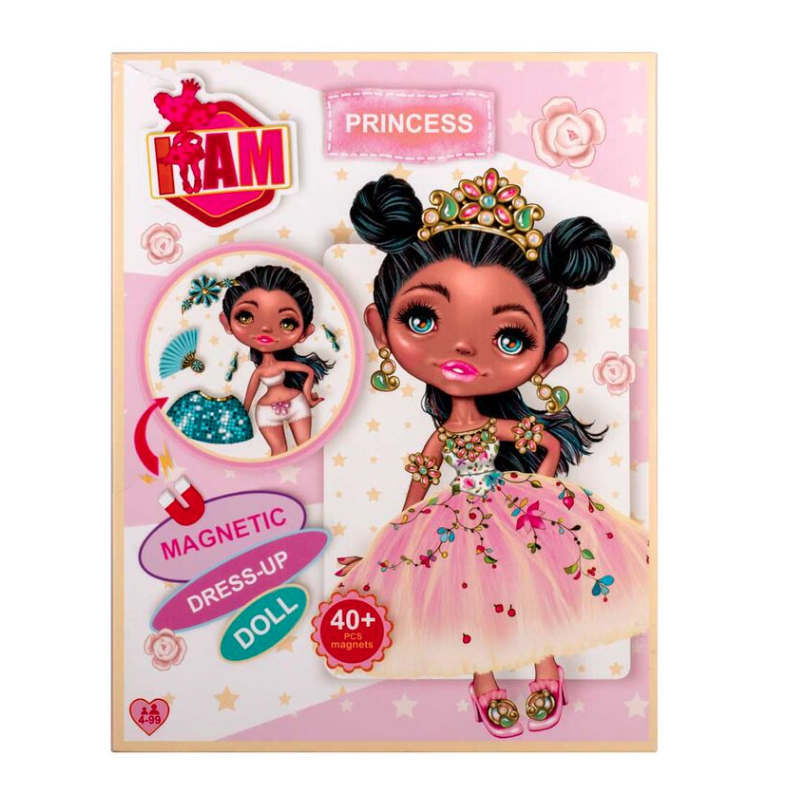 Boneca Magnética Pincess- Dress Up Doll