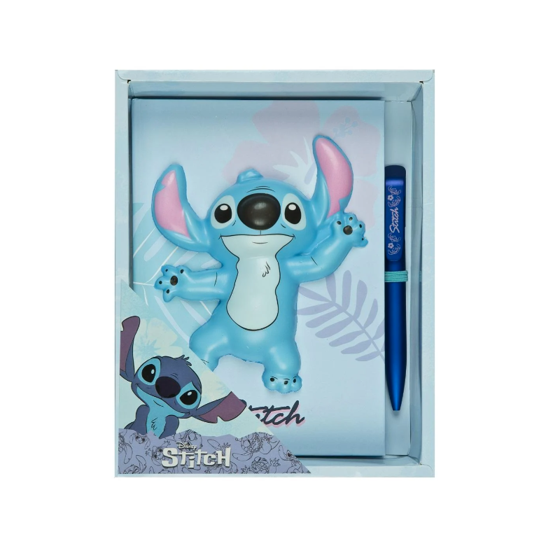 Notebook + Caneta STITCH Squishy