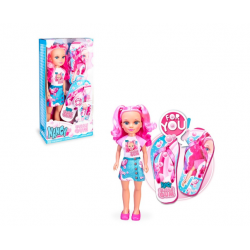 Nancy Boneca Verão Rosa com...