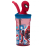 Copo Spider Man  C/Palinha e Tampa 3D 360ml