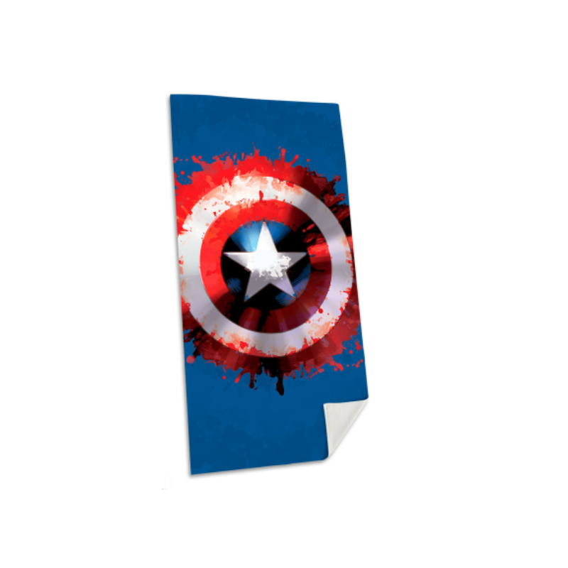 Toalha Praia Algodão - Capitão América Avengers