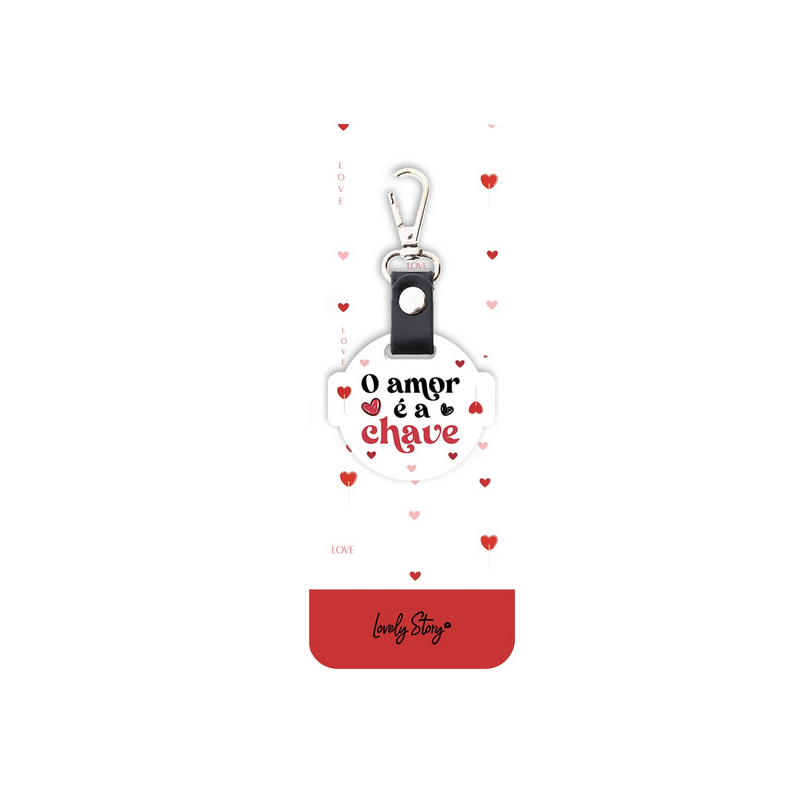Porta-chaves "O amor e a chave"