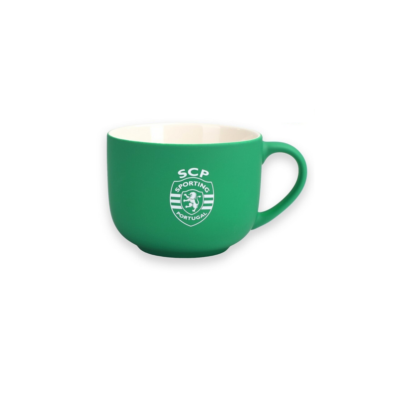 Caneca Almoçadeira Veludo Verde Sporting